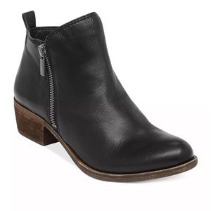 Lucky Brand Basel Ankle Black Booties